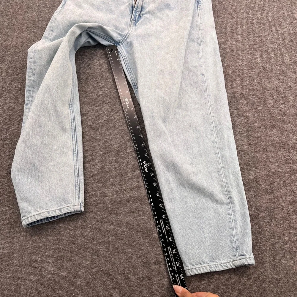 Gap‎ Denim Mom Jean High Rise Light Wash Tapered Leg Womens 6P 28 Petite